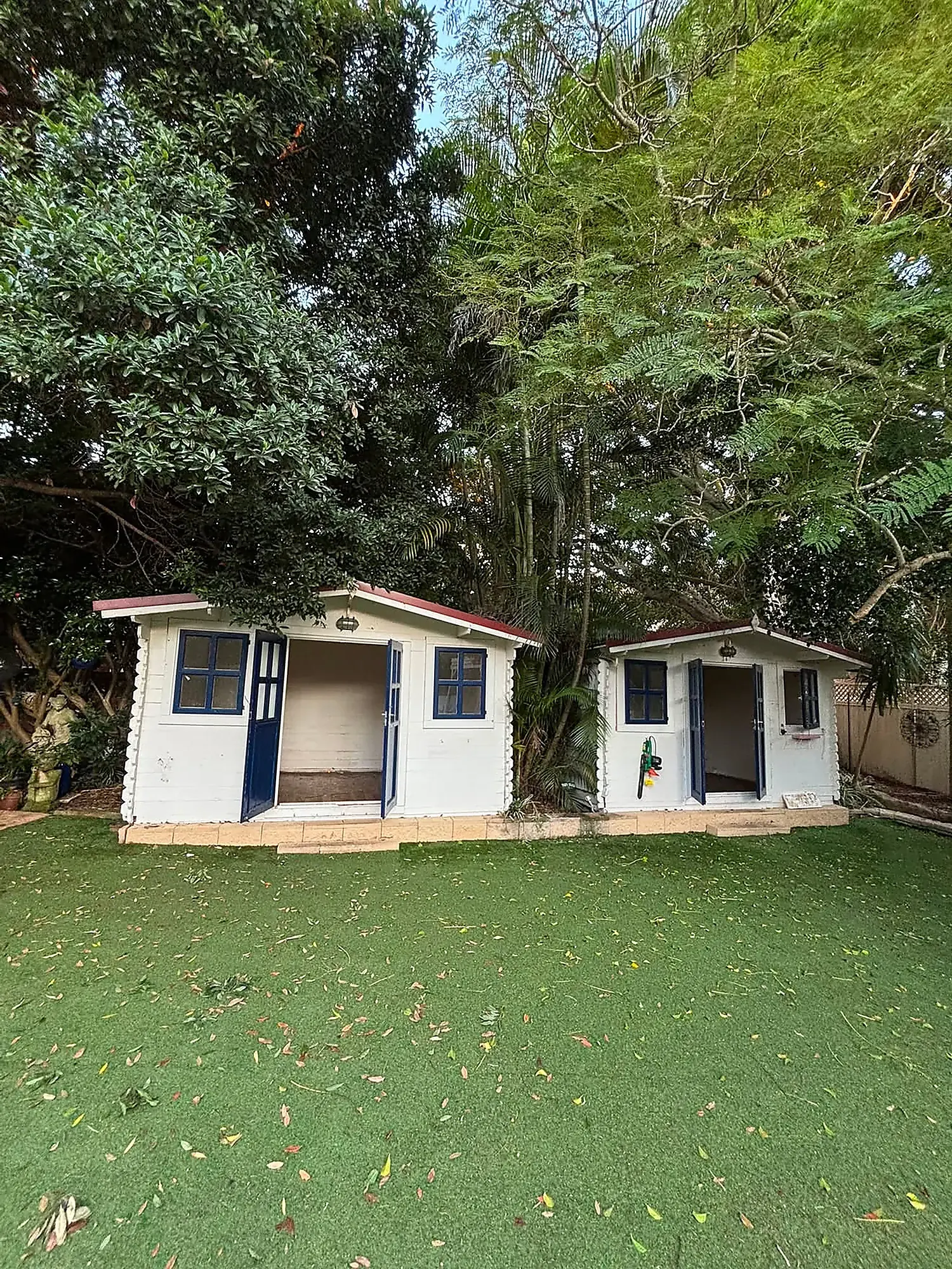 Before — the original cabanas